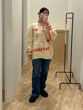 土屋莉央さん（レディース・151cm）の冬コーディネート