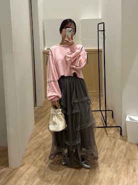 土屋莉央さん（レディース・151cm）の秋コーディネート