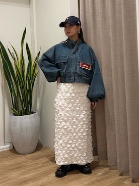 土屋莉央さん(レディース・151cm)の秋コーディネート