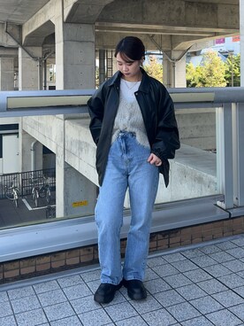 土屋莉央さん(レディース・151cm)の秋コーディネート