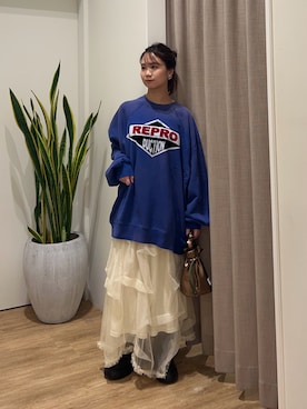 土屋莉央さん（レディース・151cm）の秋コーディネート