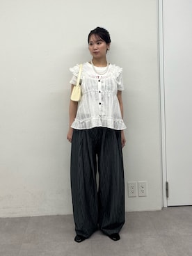 土屋莉央さん(レディース・151cm)の夏コーディネート