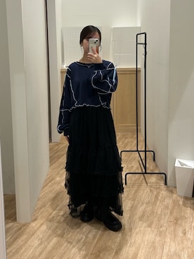 土屋莉央さん（レディース・151cm）の秋コーディネート