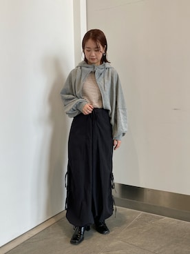 土屋莉央さん（レディース・151cm）の夏コーディネート