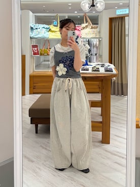 土屋莉央さん(レディース・151cm)の夏コーディネート