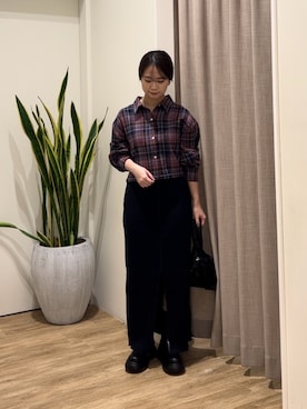 土屋莉央さん(レディース・151cm)の秋コーディネート