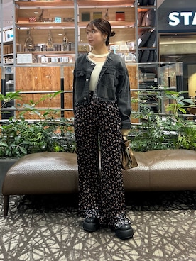 土屋莉央さん(レディース・151cm)の冬コーディネート