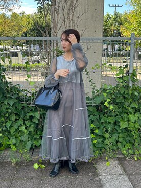 土屋莉央さん（レディース・151cm）の秋コーディネート