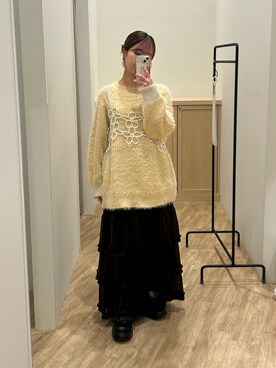 土屋莉央さん(レディース・151cm)の冬コーディネート