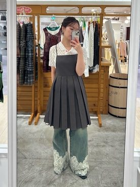 土屋莉央さん(レディース・151cm)の夏コーディネート