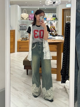 土屋莉央さん(レディース・151cm)の夏コーディネート
