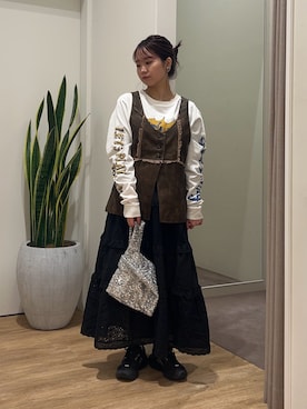 土屋莉央さん（レディース・151cm）の冬コーディネート