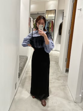 「アイテム（その他トップス）」を使った、土屋莉央さん（レディース・151cm・20代）の夏コーディネート