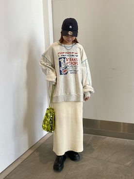 土屋莉央さん（レディース・151cm）の秋コーディネート