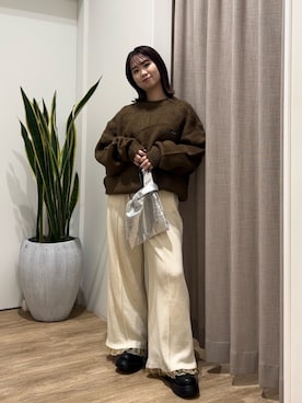 土屋莉央さん（レディース・151cm）の冬コーディネート