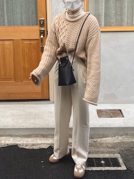 𝗆𝖺𝗂さん（レディース・158cm）の冬コーディネート