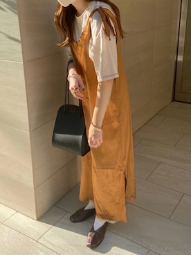 「eimy_ootd」｜𝗆𝖺𝗂さん（レディース・158cm）の秋コーディネート