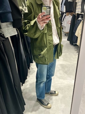 「A.P.C.（アーペーセー）のアイテム（パンツ）」を使った、tarさん（メンズ・175cm）の春コーディネート