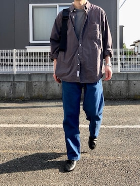 「BAYFLOW（ベイフロー）のアイテム（トップス）」を使った、tarさん（メンズ・175cm）の春コーディネート