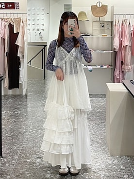 「スタッフコーデ」｜QUEEN SHOPさん（レディース・156cm）の秋コーディネート