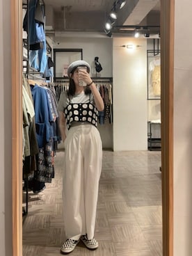 「QUEEN SHOP（クイーンショップ）のアイテム」を使った、QUEEN SHOPさん（レディース・164cm）の春コーディネート