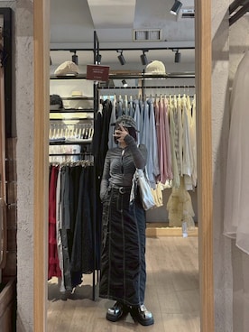 「アイテム（その他トップス）」を使った、QUEEN SHOPさん（レディース・156cm）の秋コーディネート