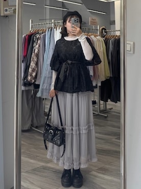 「QUEEN SHOP（クイーンショップ）のアイテム」を使った、QUEEN SHOPさん（レディース・162cm）の秋コーディネート