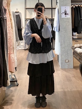 「QUEEN SHOP（クイーンショップ）のアイテム」を使った、QUEEN SHOPさん（レディース・160cm）の秋コーディネート