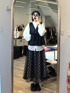 「QUEEN SHOP（クイーンショップ）のアイテム」を使った、QUEEN SHOPさん（レディース・165cm）の春コーディネート