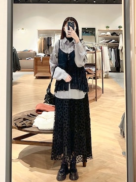 「QUEEN SHOP（クイーンショップ）のアイテム」を使った、QUEEN SHOPさん（レディース・164cm）の春コーディネート