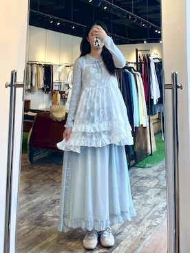 「QUEEN SHOP（クイーンショップ）のアイテム」を使った、QUEEN SHOPさん（レディース・157cm）の春コーディネート