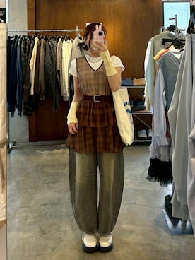 「QUEEN SHOP（クイーンショップ）のアイテム」を使った、QUEEN SHOPさん（レディース・162cm）の春コーディネート