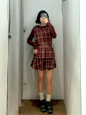 「QUEEN SHOP（クイーンショップ）のアイテム」を使った、QUEEN SHOPさん（レディース・161cm）の春コーディネート