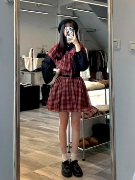 「QUEEN SHOP（クイーンショップ）のアイテム」を使った、QUEEN SHOPさん（レディース・157cm）の春コーディネート