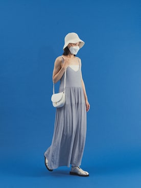 「ドレスシューズ」｜「アイテム（ワンピース）」を使った、QUEEN SHOPさん（レディース・160cm）の夏コーディネート