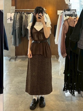 「QUEEN SHOP（クイーンショップ）のアイテム」を使った、QUEEN SHOPさん（レディース・162cm）の秋コーディネート