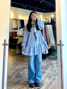 「QUEEN SHOP（クイーンショップ）のアイテム」を使った、QUEEN SHOPさん（レディース・157cm）の春コーディネート