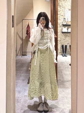 「QUEEN SHOP（クイーンショップ）のアイテム」を使った、QUEEN SHOPさん（レディース・162cm）の春コーディネート