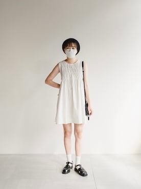 「QUEEN SHOP（クイーンショップ）のアイテム」を使った、QUEEN SHOPさん（レディース・157cm）の夏コーディネート