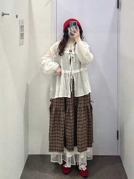 「QUEEN SHOP（クイーンショップ）のアイテム」を使った、QUEEN SHOPさん（レディース・162cm）の冬コーディネート
