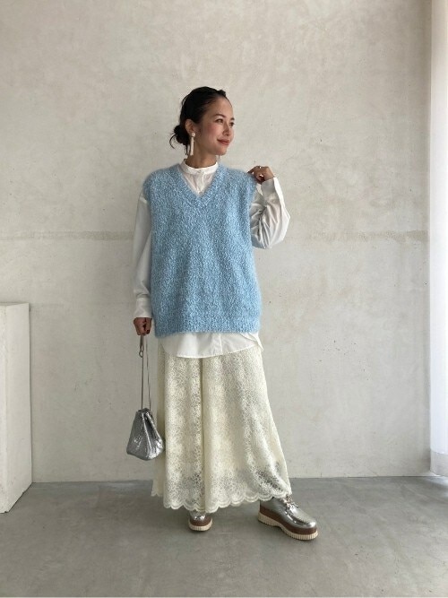 見せて可愛い重ね着用 起毛レースペチパンツロング（その他