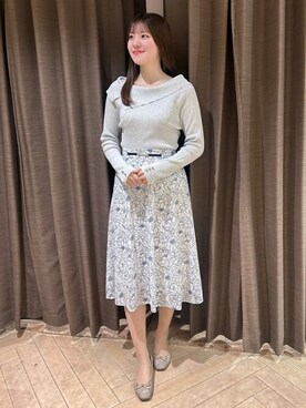 「TRUDEA（トルディア）のアイテム（トップス）」を使った、ASTORIA ODIER（アストリア オディール）さん（レディース・168cm）の春コーディネート