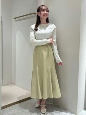 「アシメ」｜ASTORIA ODIER（アストリア オディール）さん（レディース・159cm）の春コーディネート