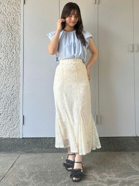 ASTORIA ODIER（アストリア オディール）さん（レディース・160cm）の夏コーディネート