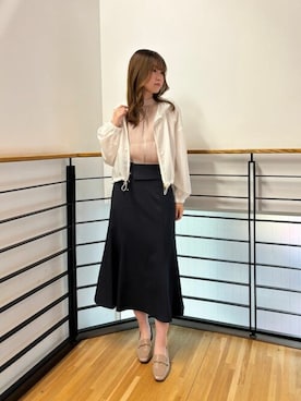 「TRUDEA（トルディア）のアイテム」を使った、ASTORIA ODIER（アストリア オディール）さん（レディース・161cm）の夏コーディネート