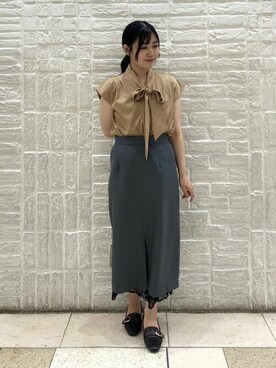 「TRUDEA（トルディア）のアイテム」を使った、ASTORIA ODIER（アストリア オディール）さん（レディース・149cm）の夏コーディネート