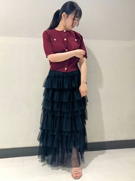 「TRUDEA（トルディア）のアイテム」を使った、ASTORIA ODIER（アストリア オディール）さん（レディース・149cm）の夏コーディネート