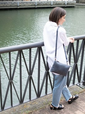 「アイテム（クラッチバッグ）」を使った、hallelujahさん（レディース・160cm）の夏コーディネート