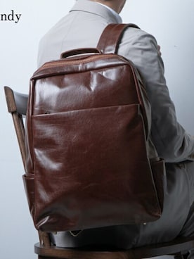 「アイテム（バックパック/リュック）」を使った、hallelujahさん（メンズ・170cm）の春コーディネート