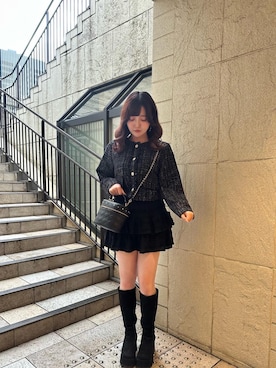 「MAJESTIC LEGON（マジェスティックレゴン）のアイテム」を使った、ゆずさん（レディース・160cm）の秋コーディネート